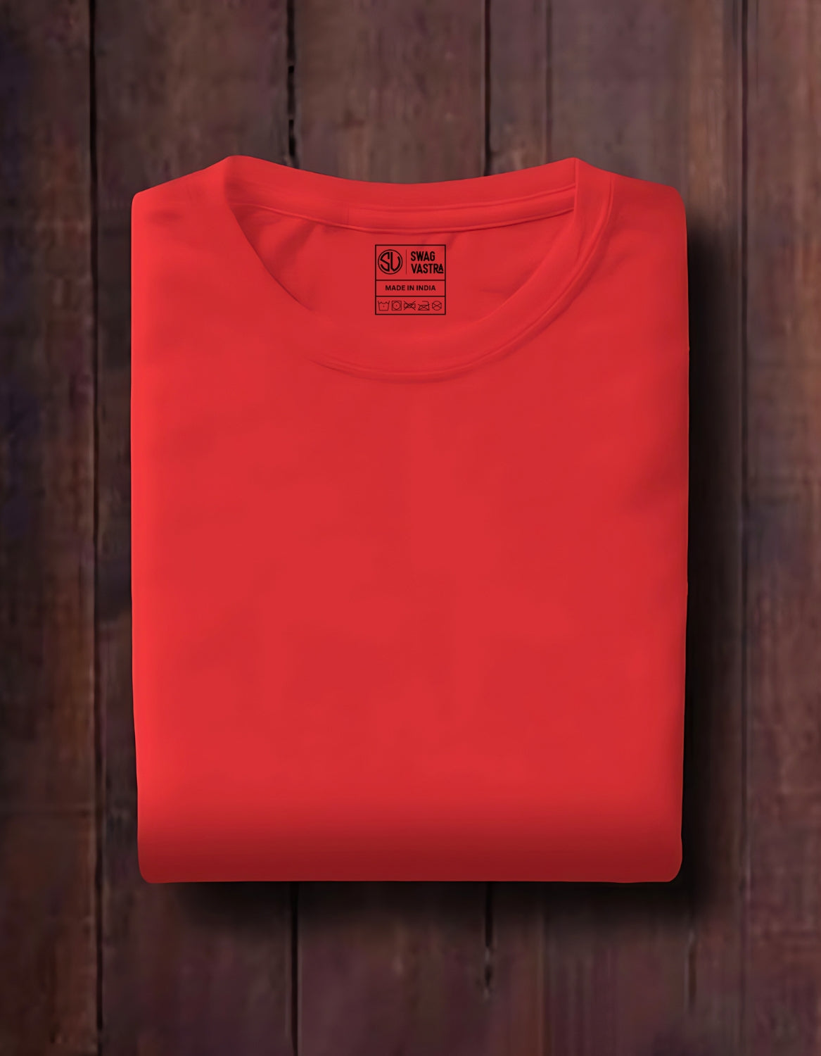 Red plain t-shirt