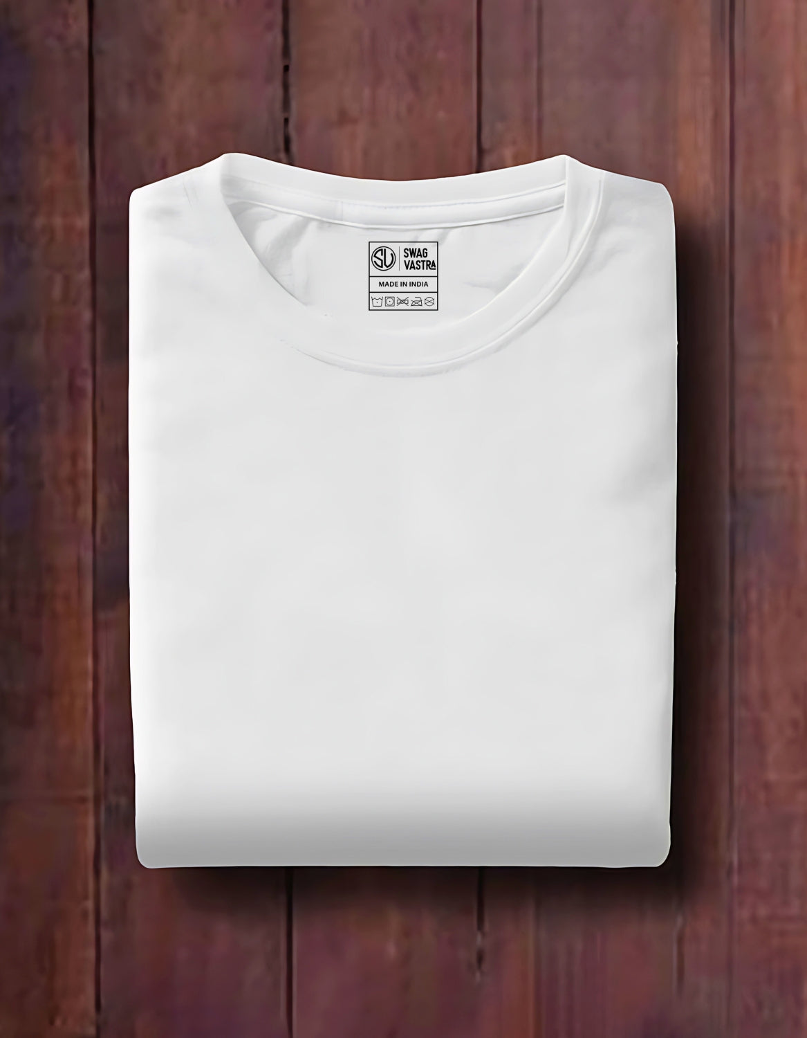 Plain white T-shirt