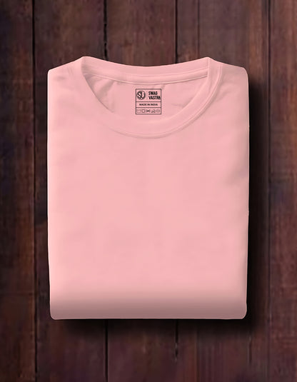 Baby Pink Plain T-shirt