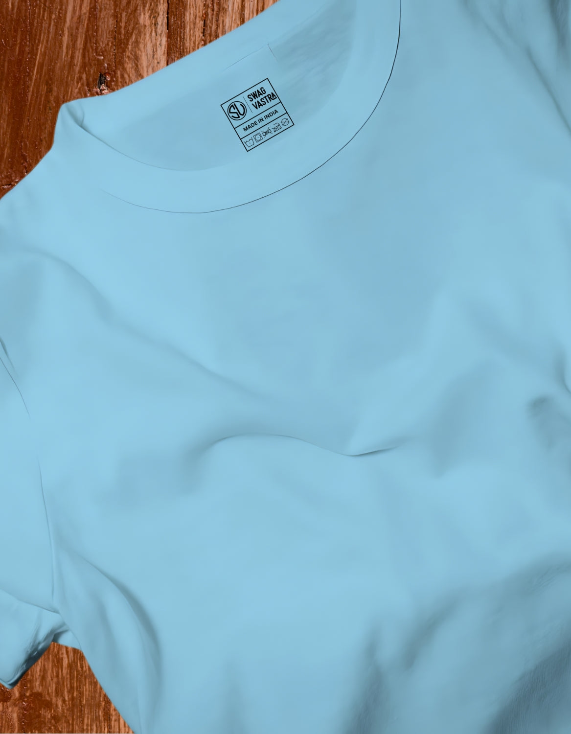 Skyblue plain t-shirt