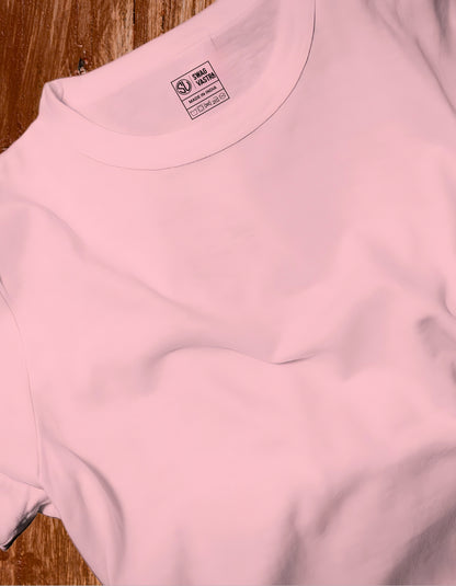 Baby Pink Plain T-shirt