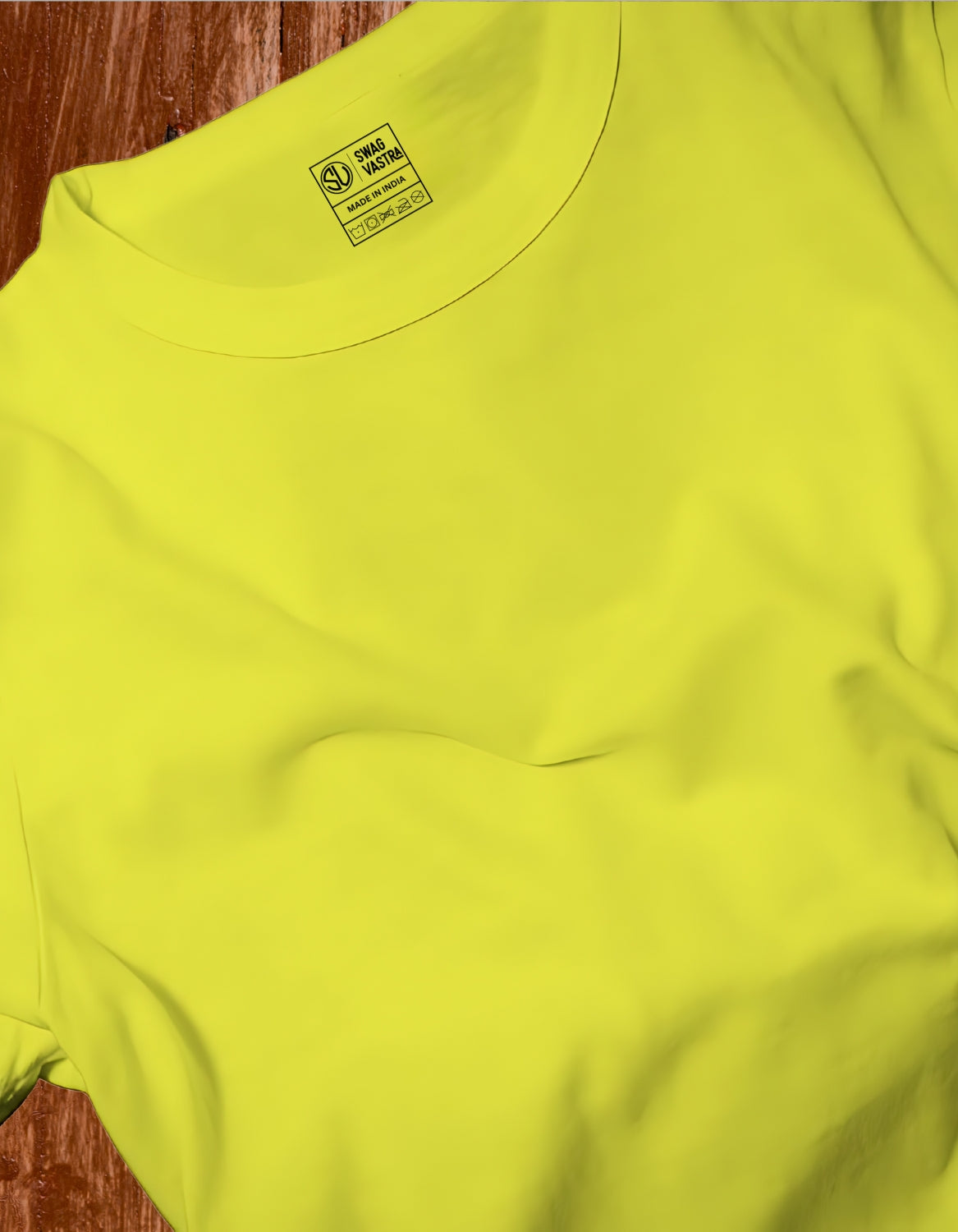 Yellow plain t-shirt