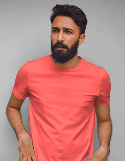 Red plain t-shirt