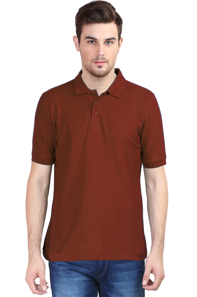 Solid Polo Brick Red