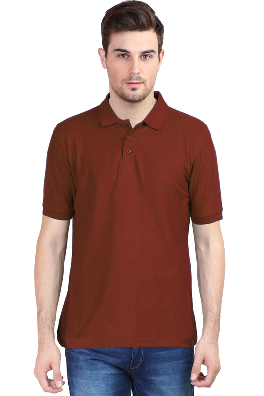 Solid Polo Brick Red